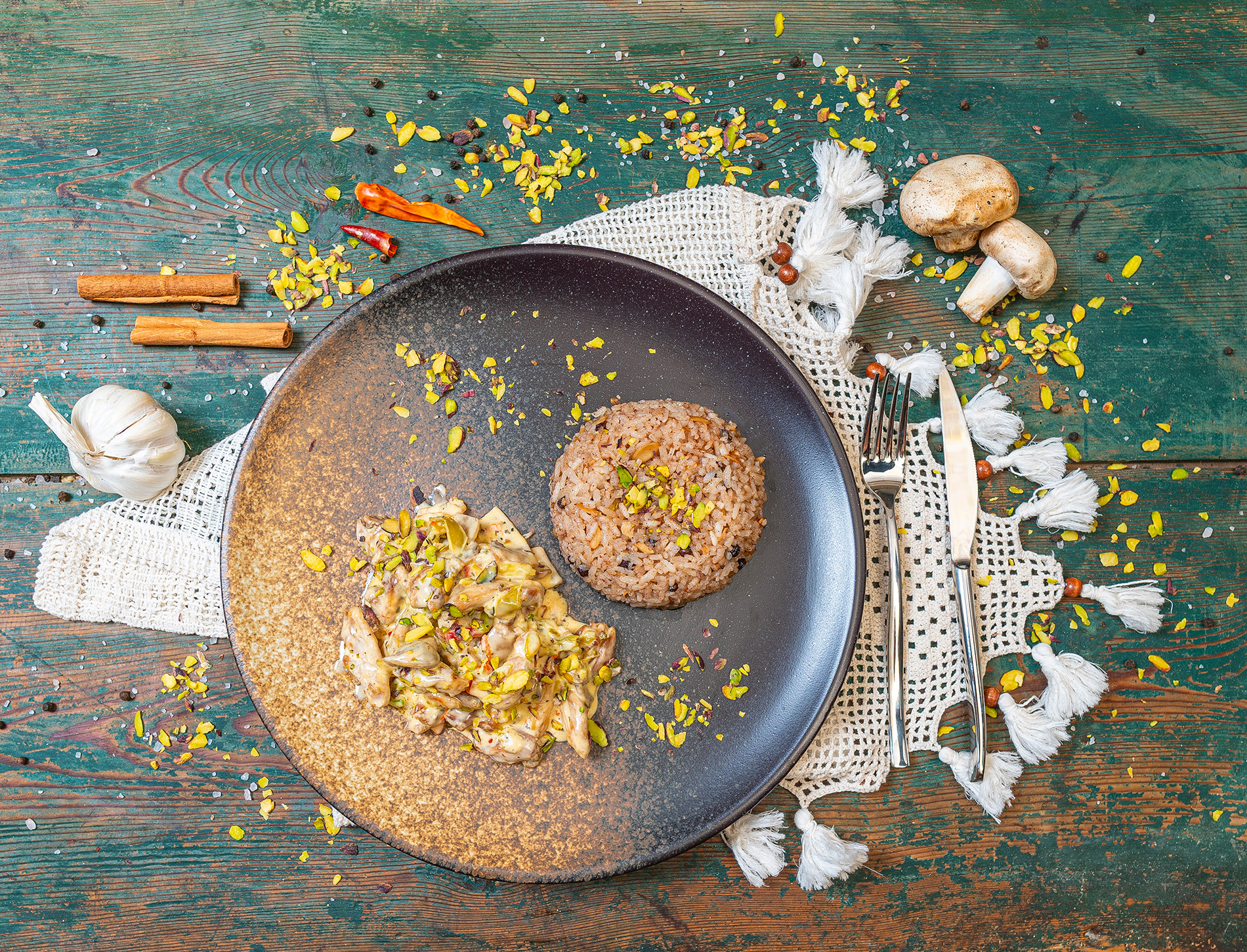 Fıstıklı Kremalı Tavuk